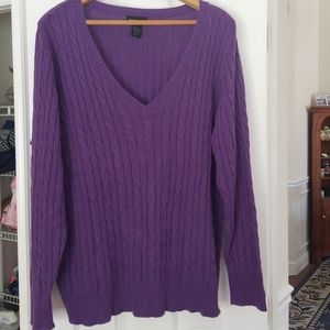 Purple super soft sweater